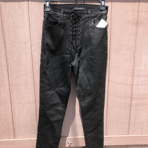 j brand lace up jeans